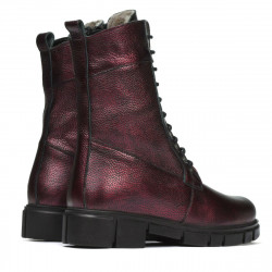 Bottes femme 3337-1 bordeaux nacré