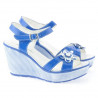 Sandales femme 5006 vernis bleu