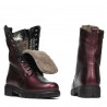 Bottes femme 3337-1 bordeaux nacré