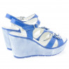 Sandales femme 5006 vernis bleu