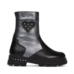 Bottes enfants petits 103c noir+anthracite
