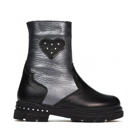 Bottes enfants petits 103c noir+anthracite