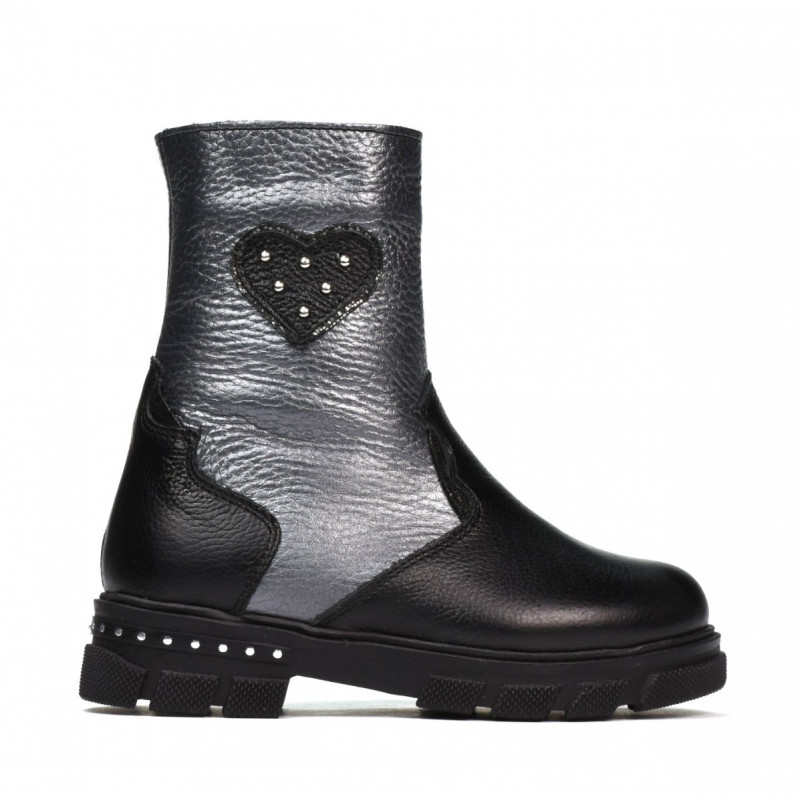 Bottes enfants petits 103c noir+anthracite