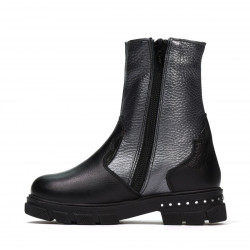 Bottes enfants petits 103c noir+anthracite