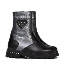 Bottes enfants petits 103c noir+anthracite