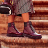 Bottes femme 3343 bordeaux combiné