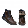 Bottes hommes 497 café+indigo