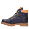 Bottes adolescents 439-1 indigo+marron