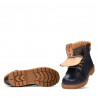 Bottes adolescents 439-1 indigo+marron