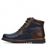 Bottes homme 497 indigo+marron