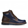 Bottes homme 497 indigo+marron