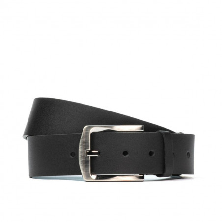 Ceinture hommes / femmes 01b noir mat