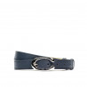 Ceinture femme 15cm biz bleu