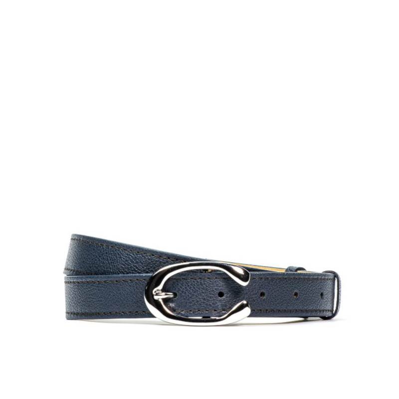 Ceinture femme 15cm biz bleu