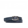 Ceinture femme 15cm biz bleu