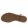 Sandales femme 5070 rouge+poudre