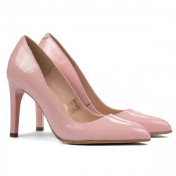 Chaussures élégantes femme 1276 vernis rose