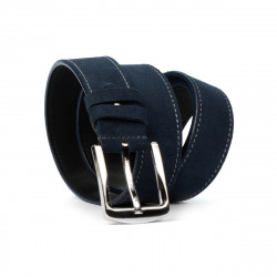 Ceinture unisexe 01bc bleu velours