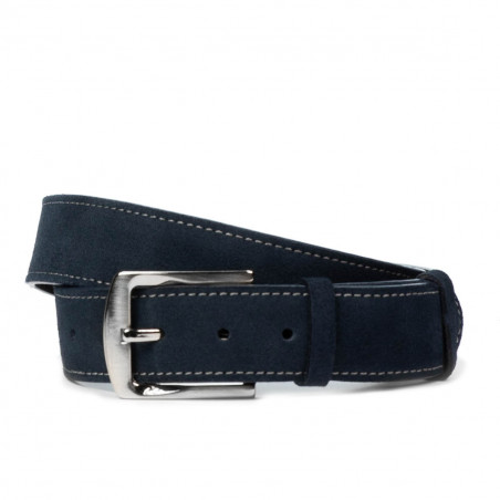 Ceinture unisexe 01bc bleu velours