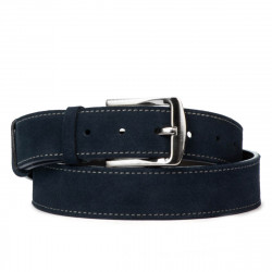 Ceinture unisexe 01bc bleu velours