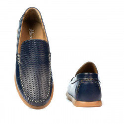 Mocassins hommes 912 indigo