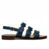 Sandales femme 5069 bleu électrique