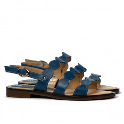 Sandales femme 5069 bleu électrique