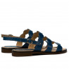 Sandales femme 5069 bleu électrique