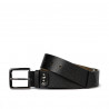 Ceinture hommes 41b noir pressé