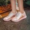 Baskets/chaussures casual femme 6010 poudre nacrée combinée