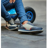Baskets adolescents 374 indigo combiné lifestyle