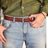 Ceinture hommes 34b marron lifestyle
