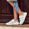 Chaussures de sport femme 6008sc blanc combiné lifestyle