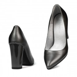 Chaussures élégantes femme 1261 gris nacré