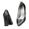 Chaussures élégantes femme 1261 gris nacré