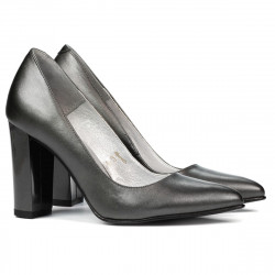 Chaussures élégantes femme 1261 gris nacré