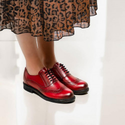 Chaussures décontractées femme 683 en rouge