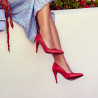 Chaussures élégantes femme 1246 rouge
