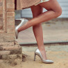 Chaussures élégantes femme 1276 cappuccino nacré