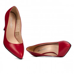 Chaussures élégantes femme 1276 rouge