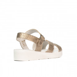Sandales femme 5049-1 python sable
