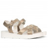 Sandales femme 5049-1 python sable