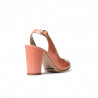 Sandales femme 1281 vernis saumon