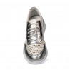 Chaussures de sport femme 6024 argenté+blanc