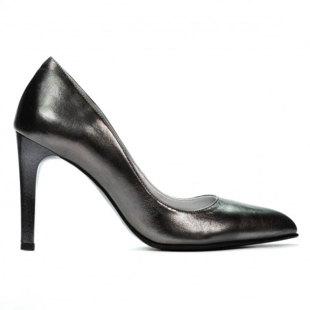 Chaussures élégantes femme 1276 argent nacré