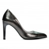 Chaussures élégantes femme 1276 argent nacré