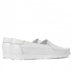 Mocassins femme 6023 blanc