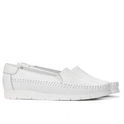 Mocassins femme 6023 blanc