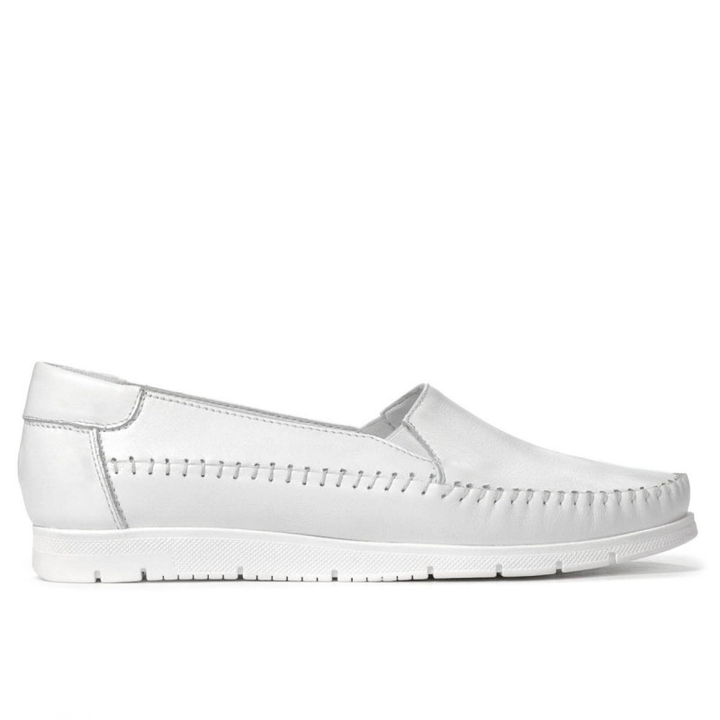 Mocassins femme 6023 blanc
