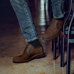 Chaussures casual hommes 881 bufo café lifestyle
